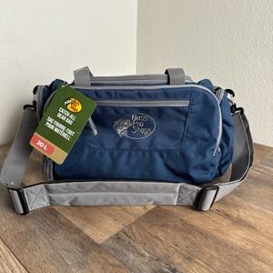 Bass Pro Shops Catch-All Gear Bag 20L Blue Gray Fishing Utility Duffel NWT